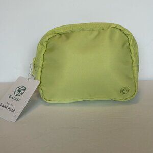 NEW! GAIAM Sidekick Waist Pack - lime Green zipper top